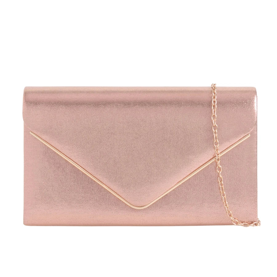 Suede Envelope Fashion Clutch Bag For Women - 31 Colours