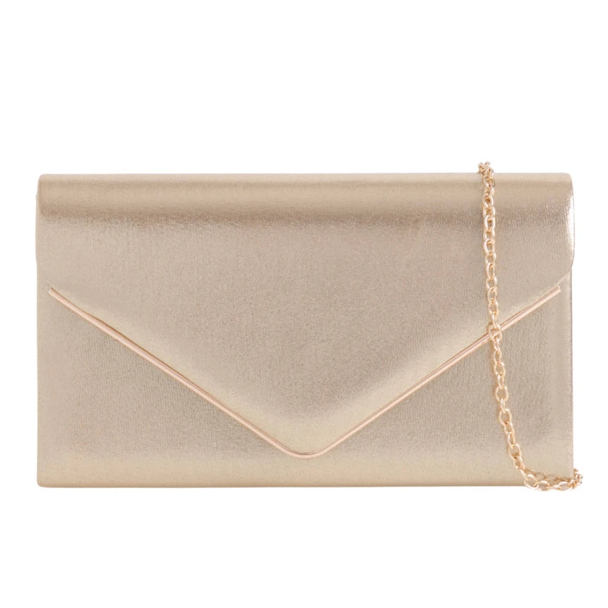 Suede Envelope Fashion Clutch Bag For Women - 31 Colours