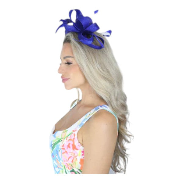 Elegant Looped Wedding Fascinator Clip/Headband Hat Ladies Day Races Royal Ascot UK