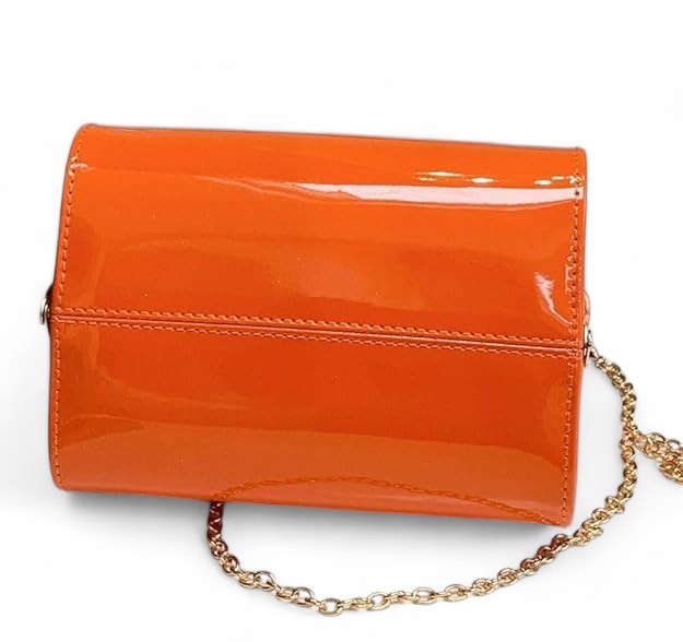 Patent Vintage Box Handbag Clutch Bag Top Handle Evening Bag For Women