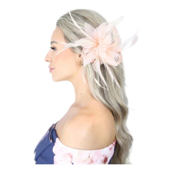 Elegant Small Flower Feathers Fascinator Hair Clip/Pin Ladies Day Wedding Party Prom Races Royal Ascot