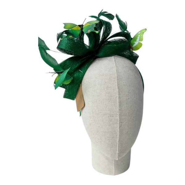 Customized - Butterfly Looped Wedding Fascinator Clip/Headband Ladies Day Races Royal Ascot UK