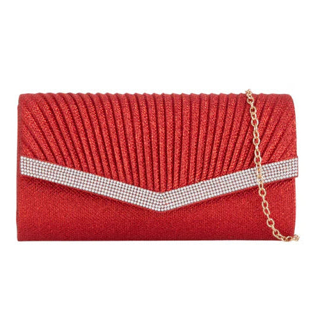 Women's Glitter Clutch Bag Evening Wedding Party Sparkle Shoulder Handbag Purse