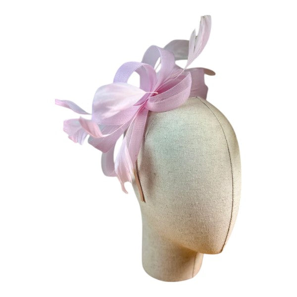 Womens Feather Looped Headband & Clip Fascinator Alice Band Ladies Day Wedding Royal Ascot