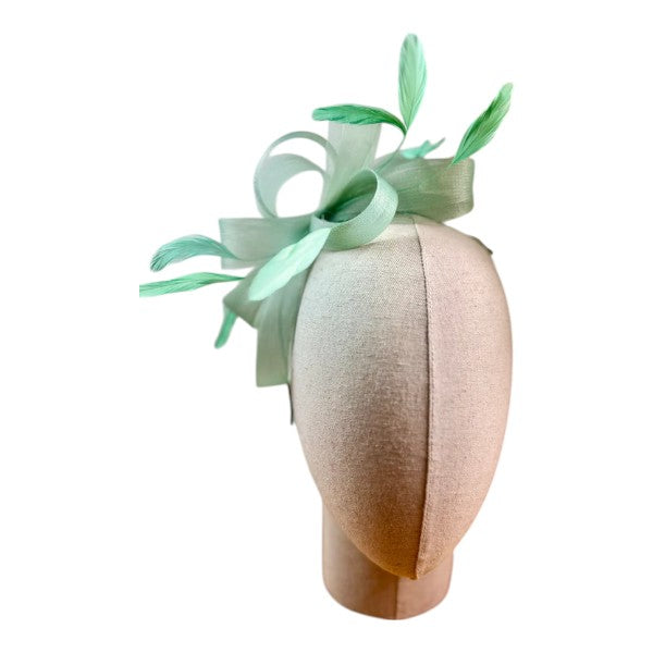 Womens Feather Looped Headband & Clip Fascinator Alice Band Ladies Day Wedding Royal Ascot