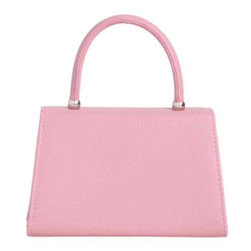 Women Plain Tote Style Faux Leather Clutch Bag Top Handle Evening Wedding Handbag