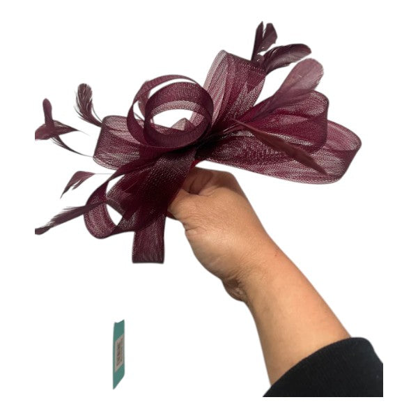 Womens Feather Looped Headband & Clip Fascinator Alice Band Ladies Day Wedding Royal Ascot