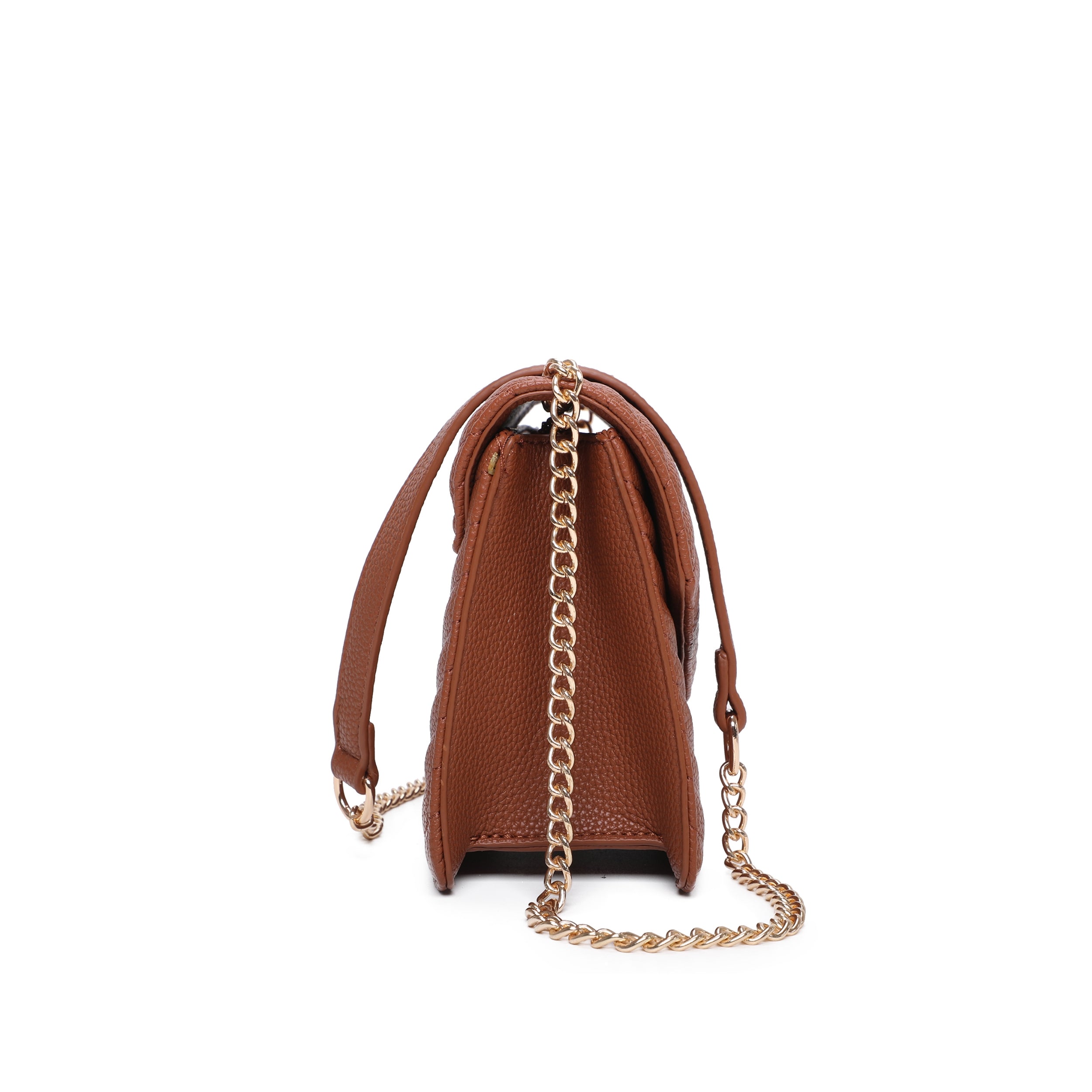 Women's Quilted Bee Crossbody Cross Over Satchel Bag