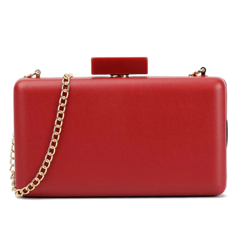 Clutch Bag For Women Hard Case Bridal Wedding Evening Shoulder Handbag