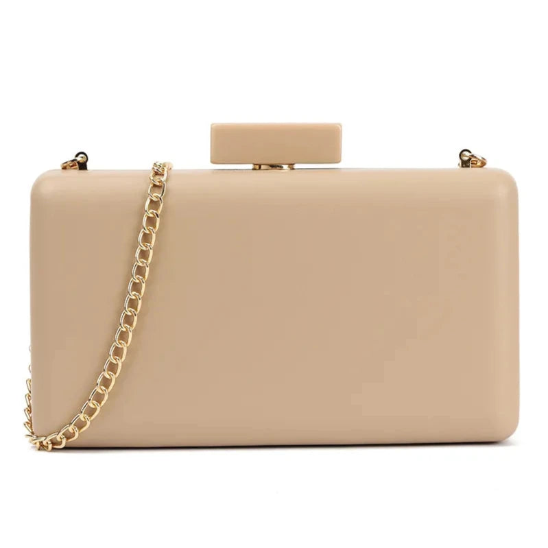 Clutch Bag For Women Hard Case Bridal Wedding Evening Shoulder Handbag