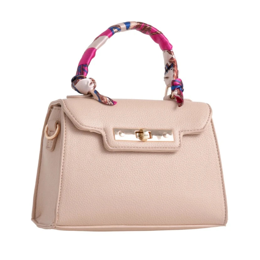 Women's Skinny Scarf Decor Square Tote Grab Bag Ladies Evening Party Handbags