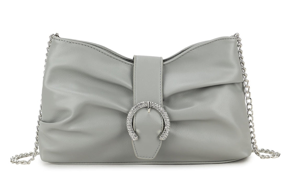 Zena Designer Faux Leather Shoulder/Clutch Bag