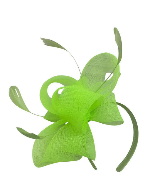 Feather Looped Fascinator Headband Clip Alice Band Ladies Day Weddings Races Royal Ascot