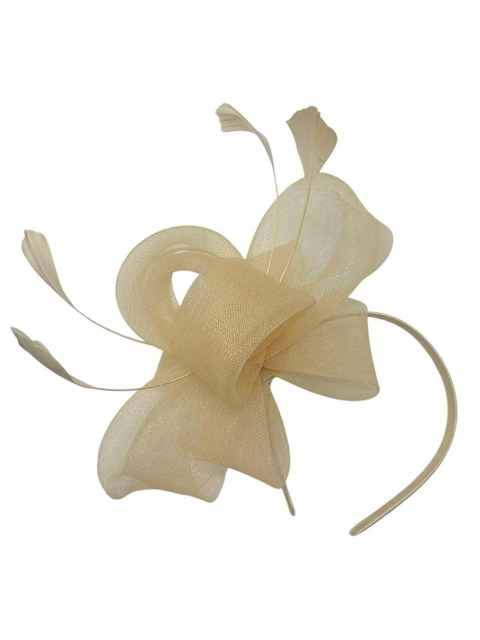 Feather Looped Fascinator Headband Clip Alice Band Ladies Day Weddings Races Royal Ascot