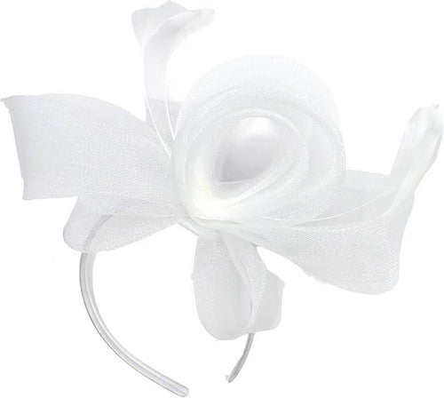 Feather Looped Fascinator Headband Clip Alice Band Ladies Day Weddings Races Royal Ascot