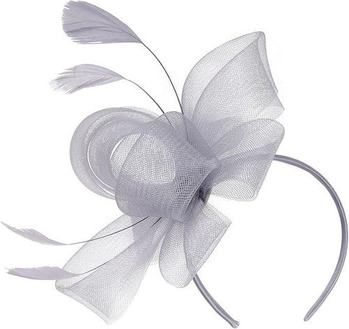 Feather Looped Fascinator Headband Clip Alice Band Ladies Day Weddings Races Royal Ascot