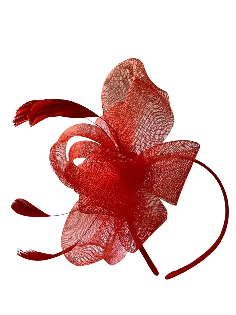 Feather Looped Fascinator Headband Clip Alice Band Ladies Day Weddings Races Royal Ascot