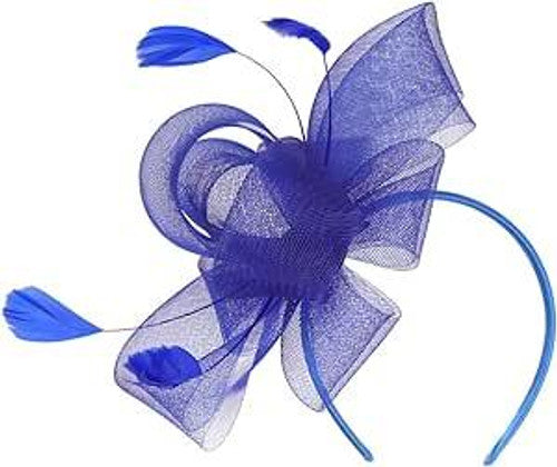 Feather Looped Fascinator Headband Clip Alice Band Ladies Day Weddings Races Royal Ascot