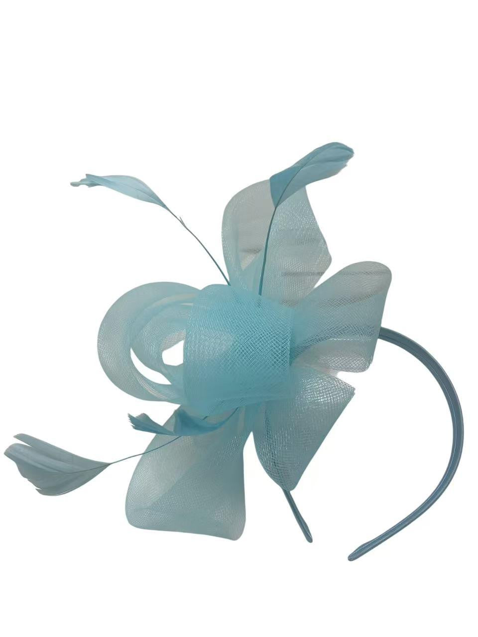 Feather Looped Fascinator Headband Clip Alice Band Ladies Day Weddings Races Royal Ascot