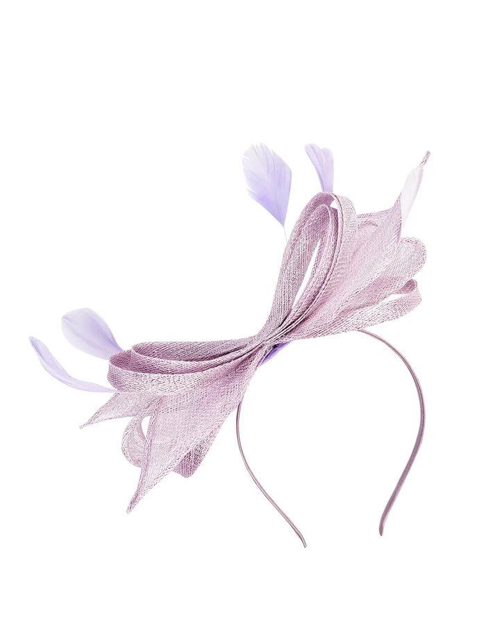 Women's Sinamay Loops Bow Fascinator Headband Clip Alice band Hat Weddings Races Royal Ascot Prom