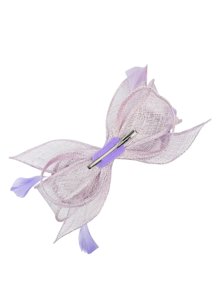 Women's Sinamay Loops Bow Fascinator Headband Clip Alice band Hat Weddings Races Royal Ascot Prom