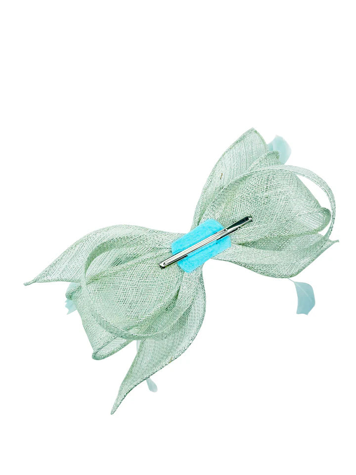 Women's Sinamay Loops Bow Fascinator Headband Clip Alice band Hat Weddings Races Royal Ascot Prom