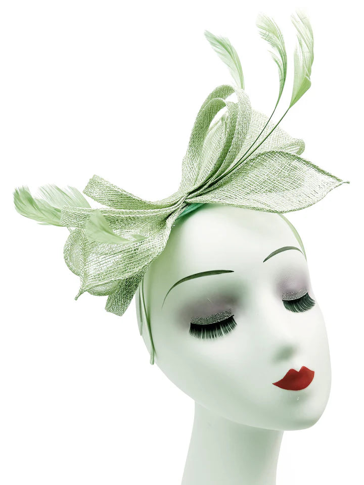 Women's Sinamay Loops Bow Fascinator Headband Clip Alice band Hat Weddings Races Royal Ascot Prom