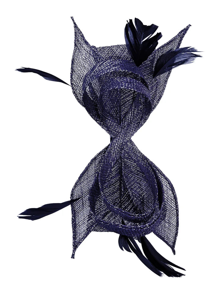 Women's Sinamay Loops Bow Fascinator Headband Clip Alice band Hat Weddings Races Royal Ascot Prom