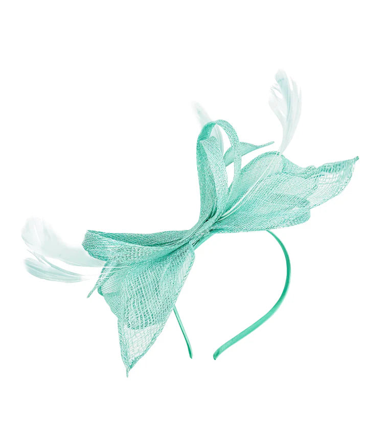 Women's Sinamay Loops Bow Fascinator Headband Clip Alice band Hat Weddings Races Royal Ascot Prom