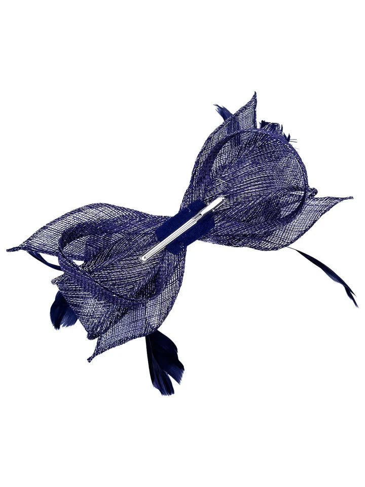 Women's Sinamay Loops Bow Fascinator Headband Clip Alice band Hat Weddings Races Royal Ascot Prom