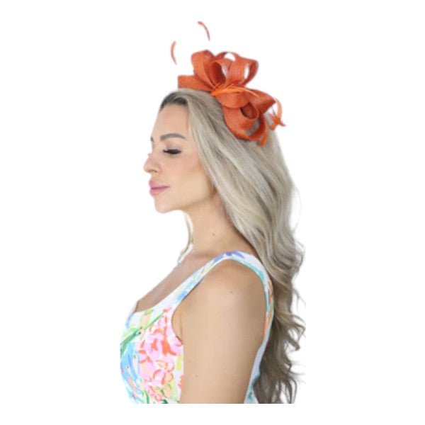 Elegant Looped Wedding Fascinator Clip/Headband Hat Ladies Day Races Royal Ascot UK