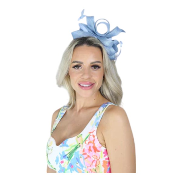 Elegant Looped Wedding Fascinator Clip/Headband Hat Ladies Day Races Royal Ascot UK