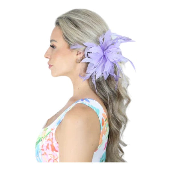 Elegant Small Flower Feathers Fascinator Hair Clip/Pin Ladies Day Wedding Party Prom Races Royal Ascot