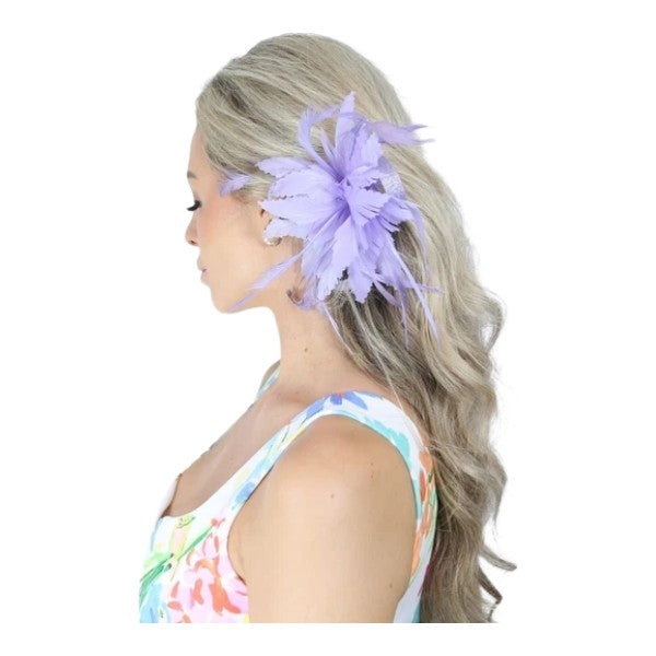 Elegant Small Flower Feathers Fascinator Hair Clip/Pin Ladies Day Wedding Party Prom Races Royal Ascot