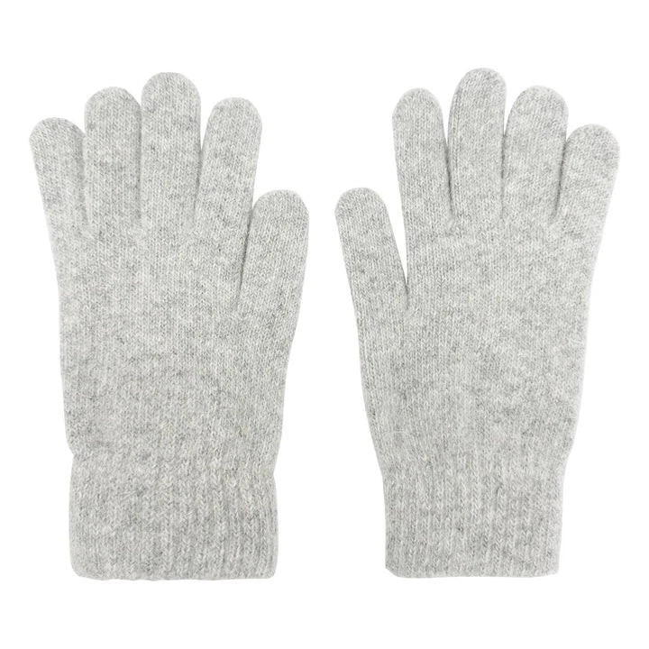 Women  Elegant Soft Plain Winter Gloves Thermal Warm Soft Fleece Lined Ladies Plain Knitted Gloves