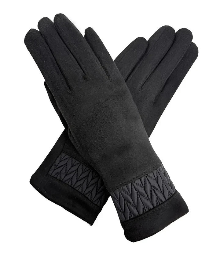 Women Warm Soft Cosy Thick Fleece Lined Ladies Fashion Winter Gloves Touchscreen