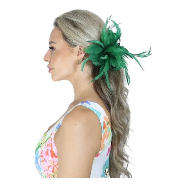 Elegant Small Flower Feathers Fascinator Hair Clip/Pin Ladies Day Wedding Party Prom Races Royal Ascot