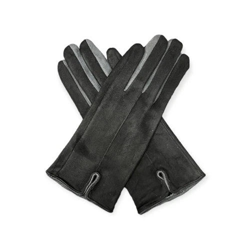 Women's Winter Gloves Fleece Faux Suede Gloves Ladies Warm Gloves Thermal Soft Lined Fashion Gloves