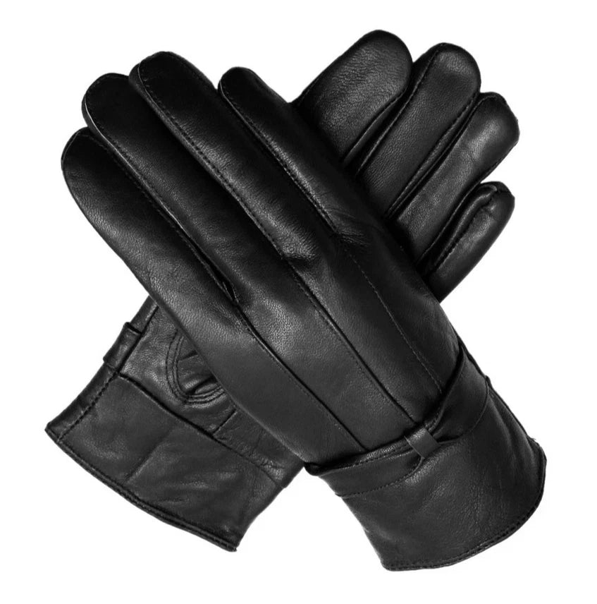 Ladies High Quality Genuine Leather Gloves Women Soft Fleece Fur Lined Winter Driving Warm Gloves UK