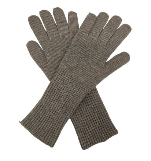 Women's Men's Knit Cashmere Blend Winter Gloves Hand Long Arm Warmers Gloves UK