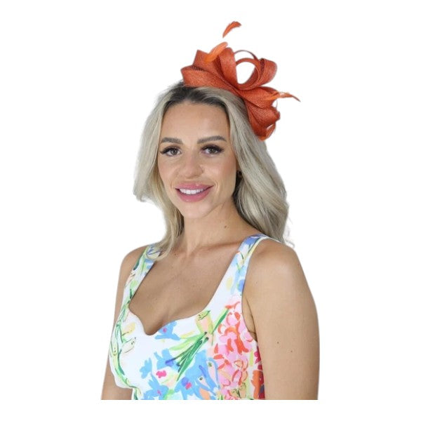 Elegant Looped Wedding Fascinator Clip/Headband Hat Ladies Day Races Royal Ascot UK