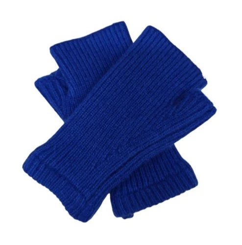 Women's Men Cashmere Wool Gloves Half Finger Fingerless Gloves Thermal Winter Warm Gloves Mittens