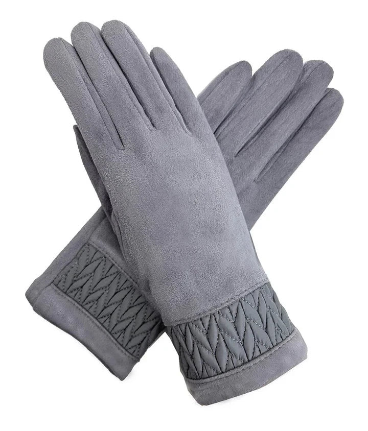 Women Warm Soft Cosy Thick Fleece Lined Ladies Fashion Winter Gloves Touchscreen