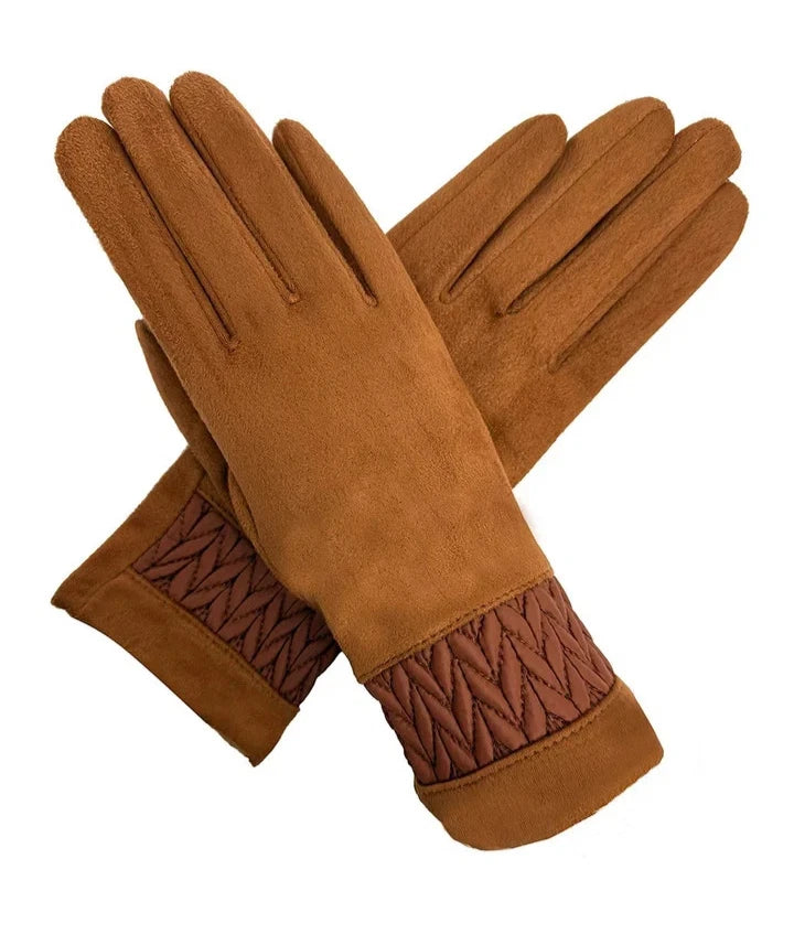 Women Warm Soft Cosy Thick Fleece Lined Ladies Fashion Winter Gloves Touchscreen