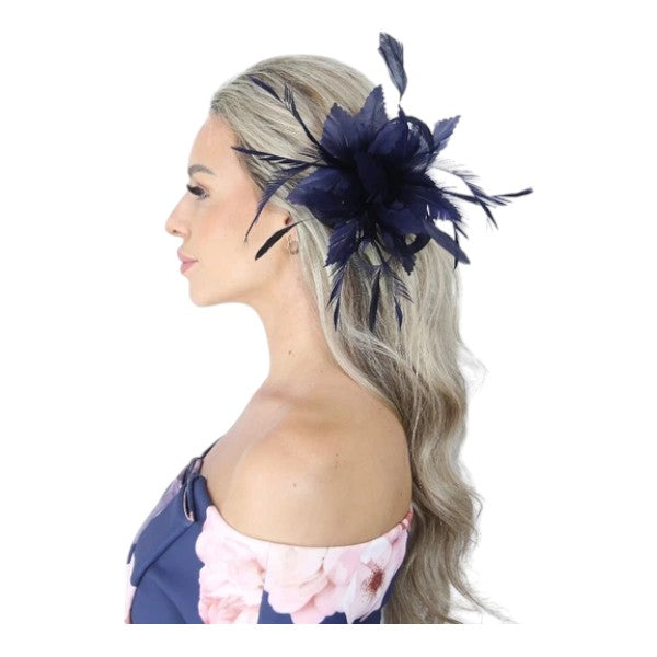 Elegant Small Flower Feathers Fascinator Hair Clip/Pin Ladies Day Wedding Party Prom Races Royal Ascot