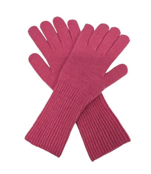 Women's Men's Knit Cashmere Blend Winter Gloves Hand Long Arm Warmers Gloves UK