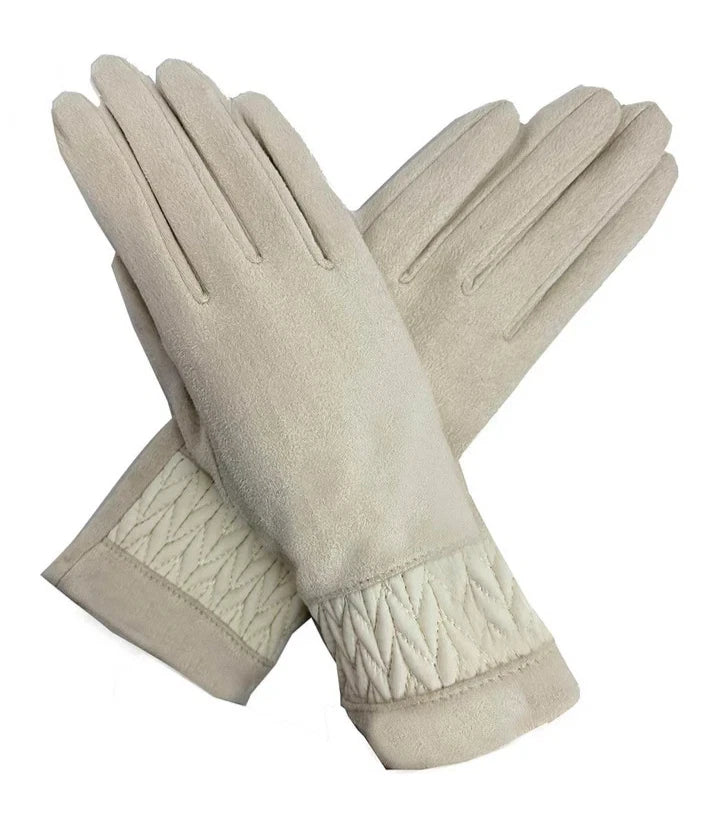 Women Warm Soft Cosy Thick Fleece Lined Ladies Fashion Winter Gloves Touchscreen