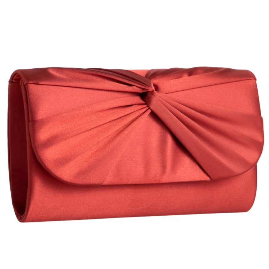 Satin Pleated Evening Prom Party Clutch Bag