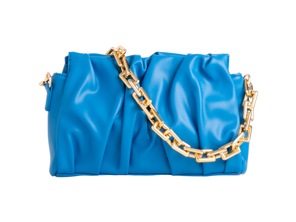 Women's Faux Leather Shoulder Bag Chain Handle Evening Wedding Party Handbags