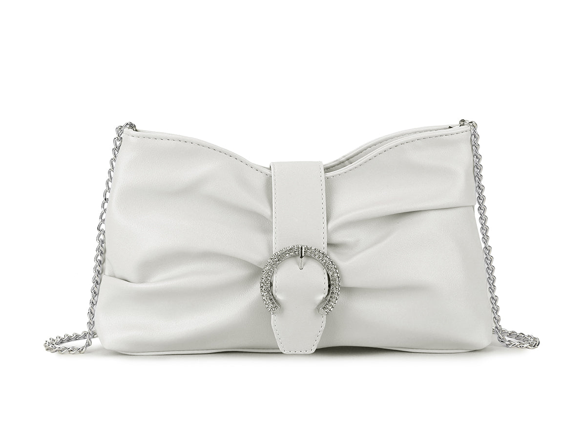 Zena Designer Faux Leather Shoulder/Clutch Bag